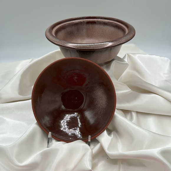 Frankoma Covered Dish, Plainsman Brown. #6U - Picture 4 of 6